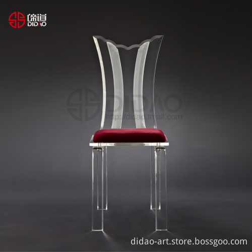 Lucite LED Chair